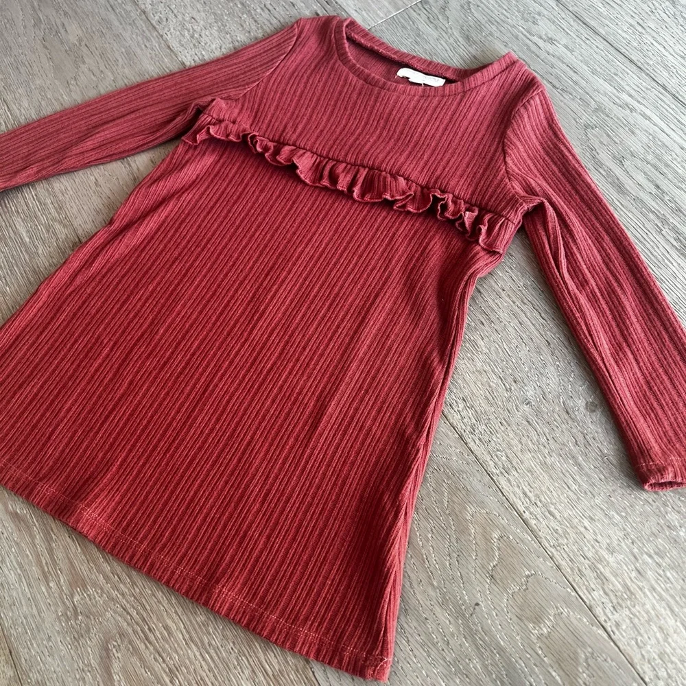 New Grayson Collective for Target Ribbed Ruffle Dress 2T - Picture 3 of 8